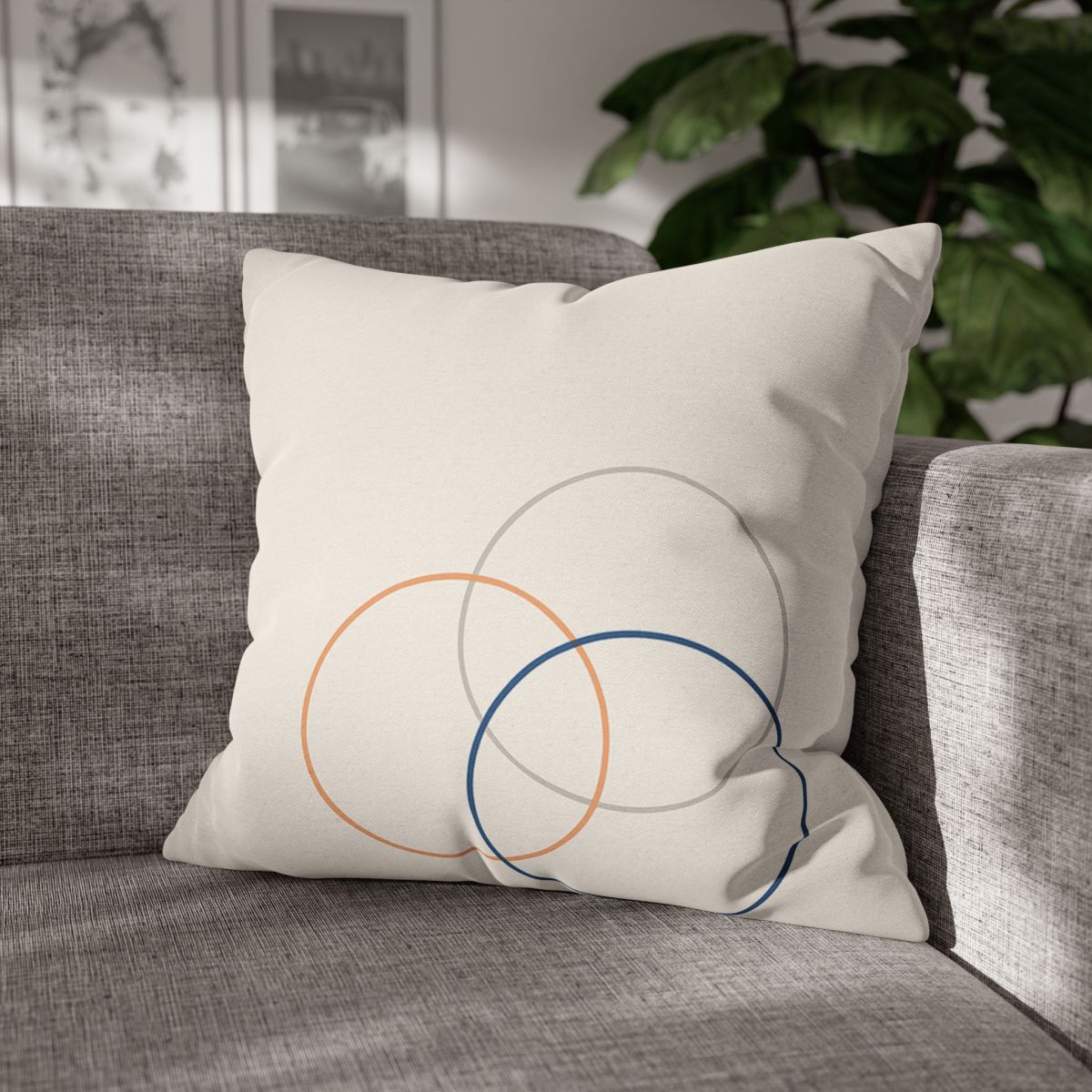 Orbiting Ring Triad trendy patterned pillow cases