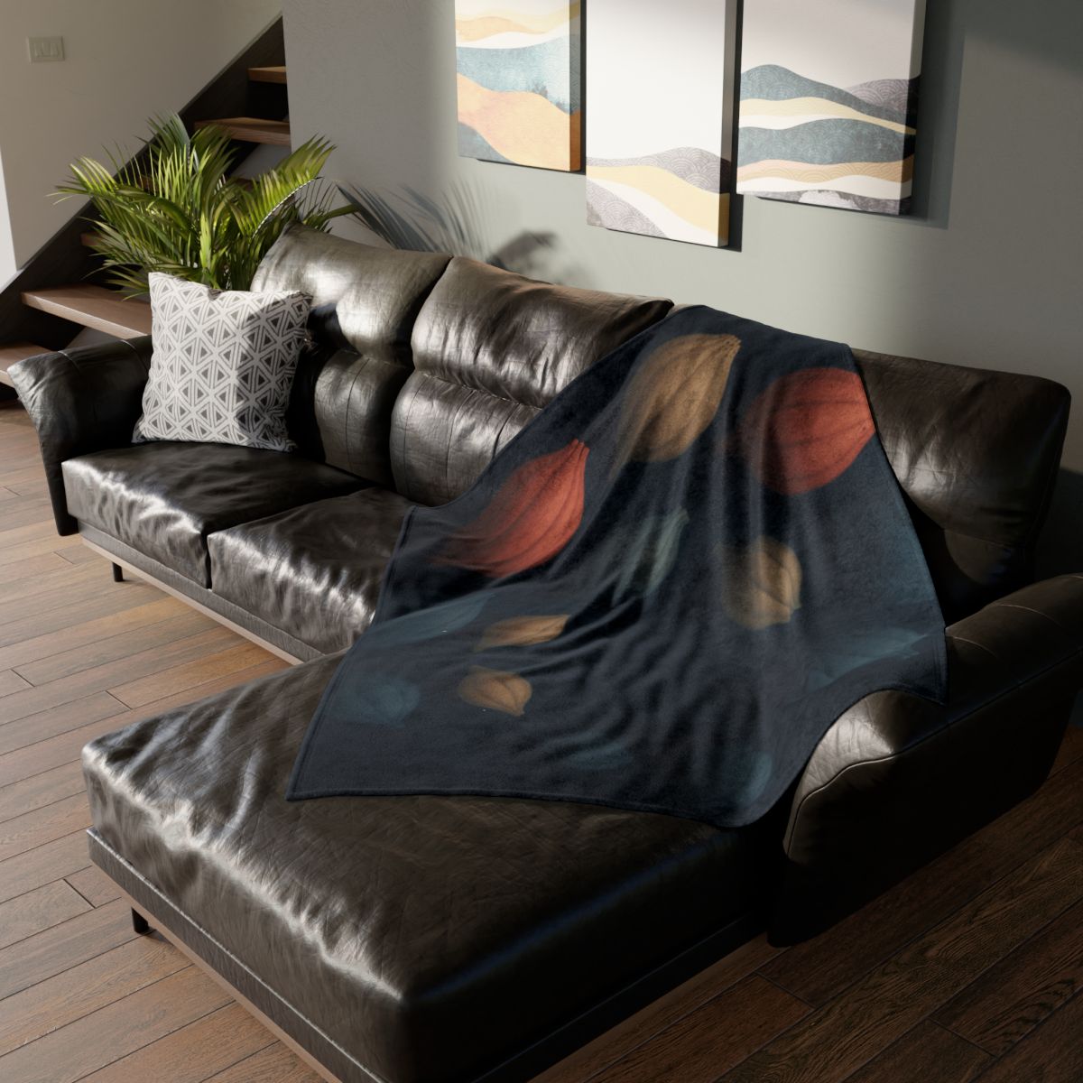 Seed Capsule Constellation stylish throw blankets