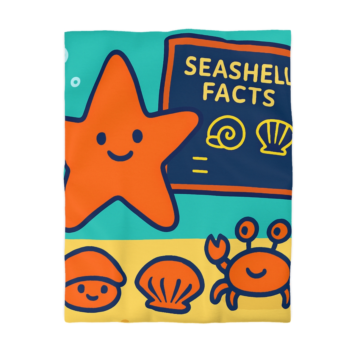 Starfish Science Class personalized bedding duvets