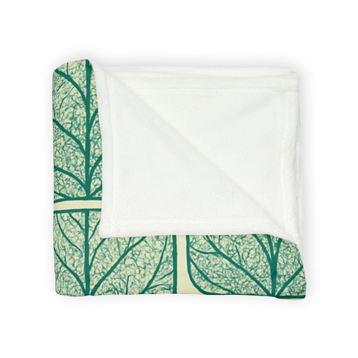 Leaf Vein Lace Grid warm winter blankets