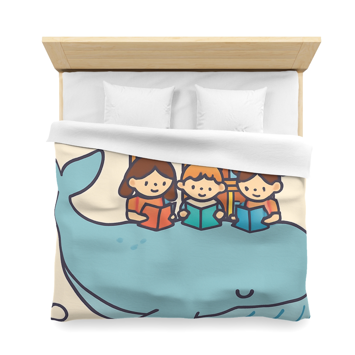 Sky Library On A Flying Whale trendy bedroom duvets