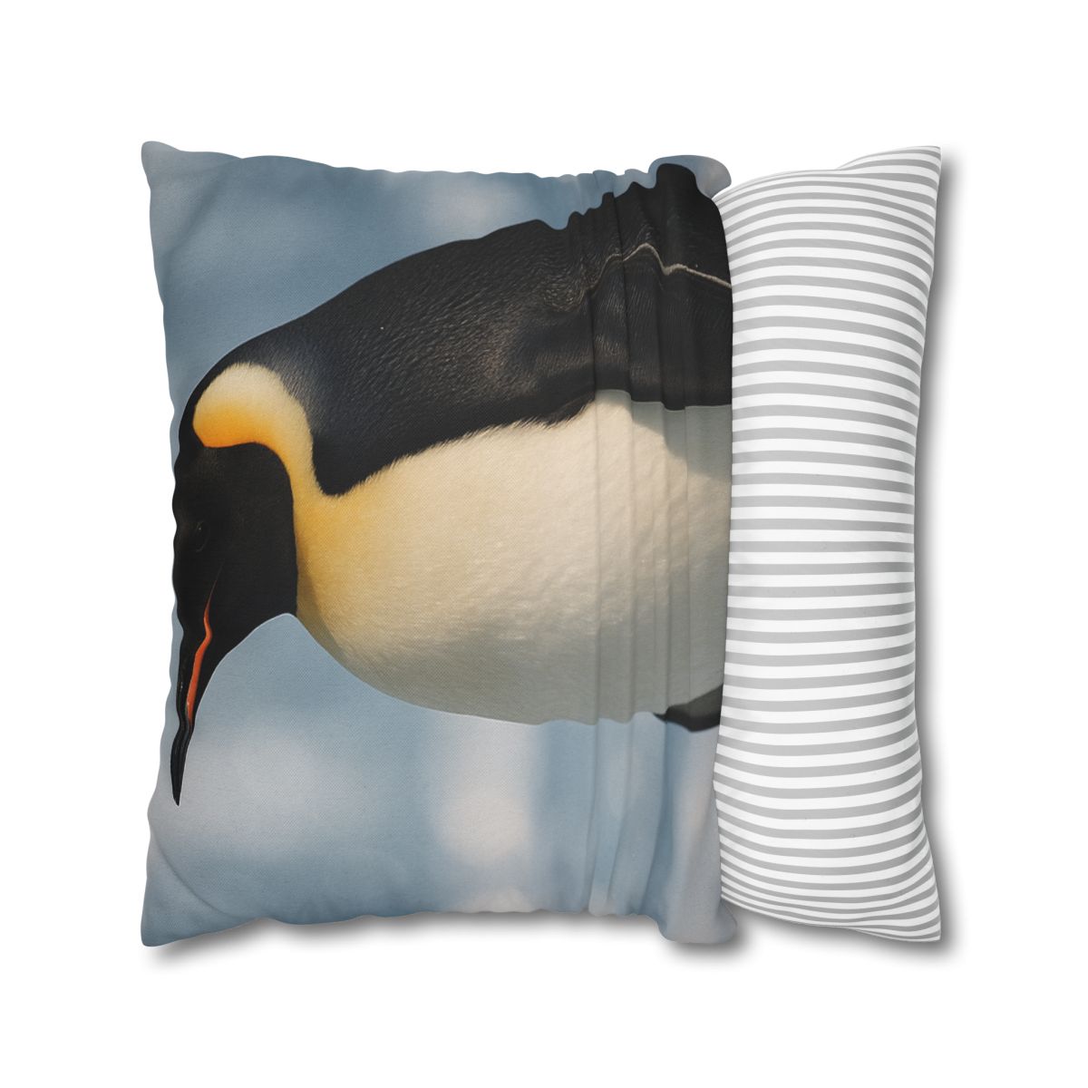 Aurora Drift Emperor Penguin stylish decorative pillowcases
