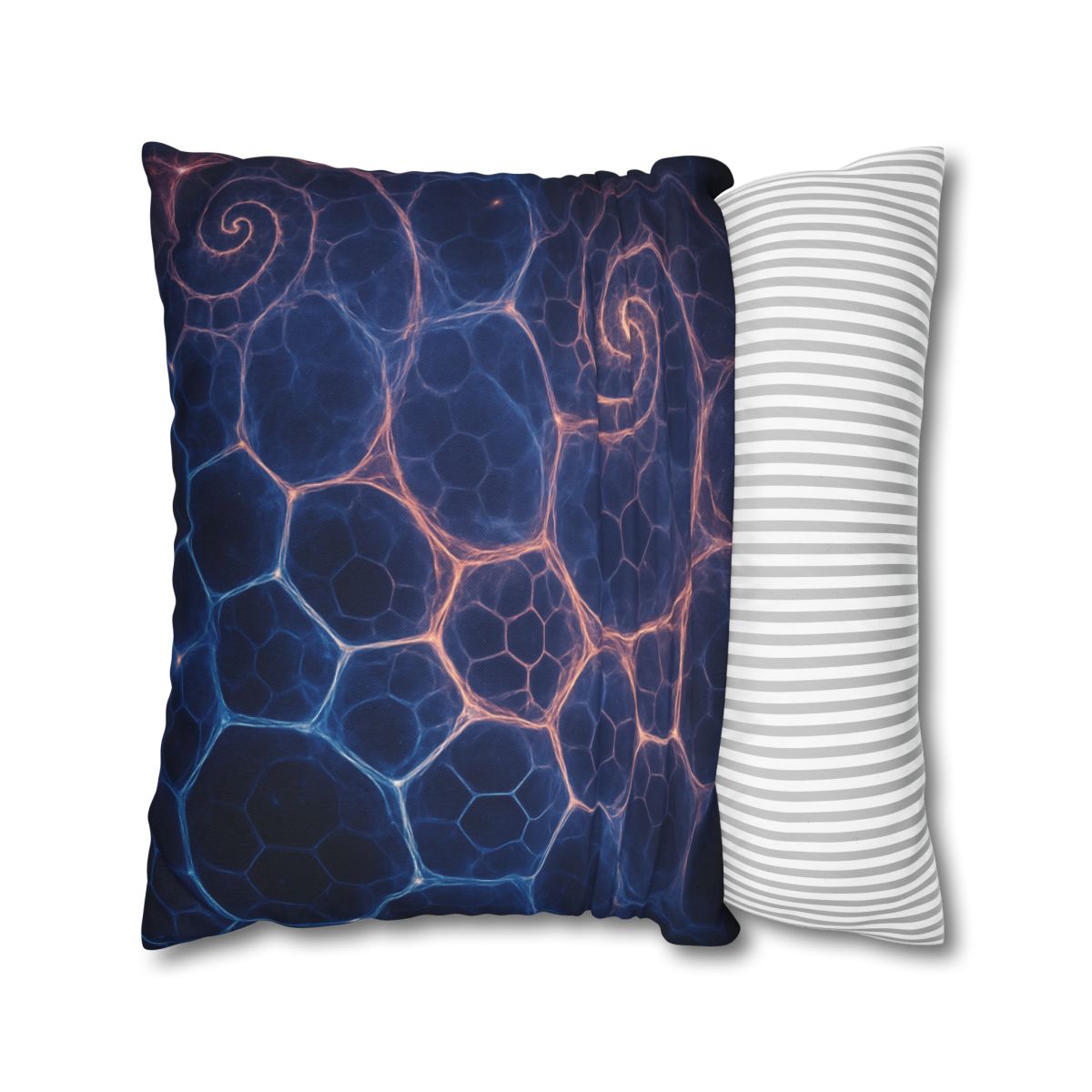 Fractal Nebula Lattice unique gift pillow cases