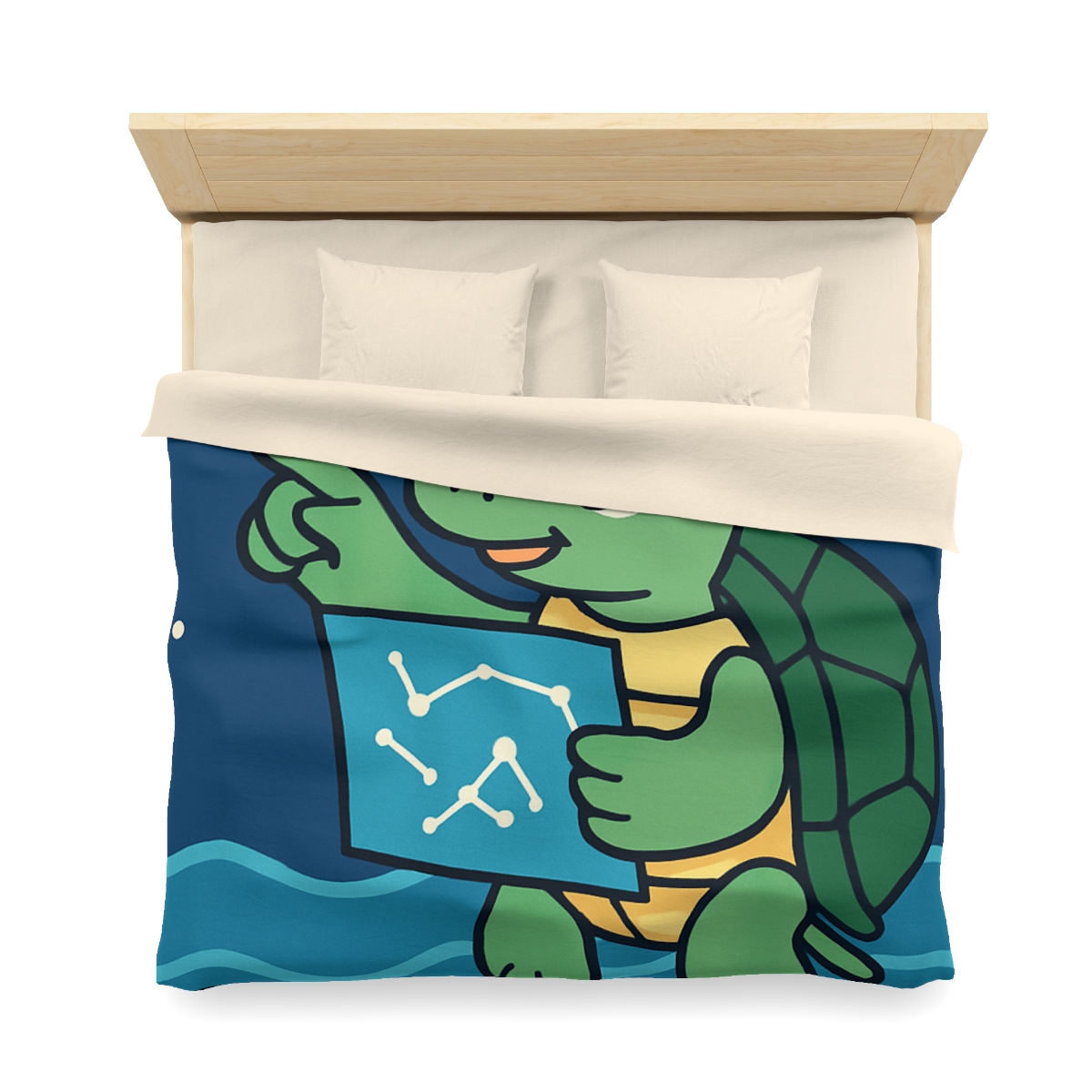 Stargazer Sea Turtle warm winter duvets