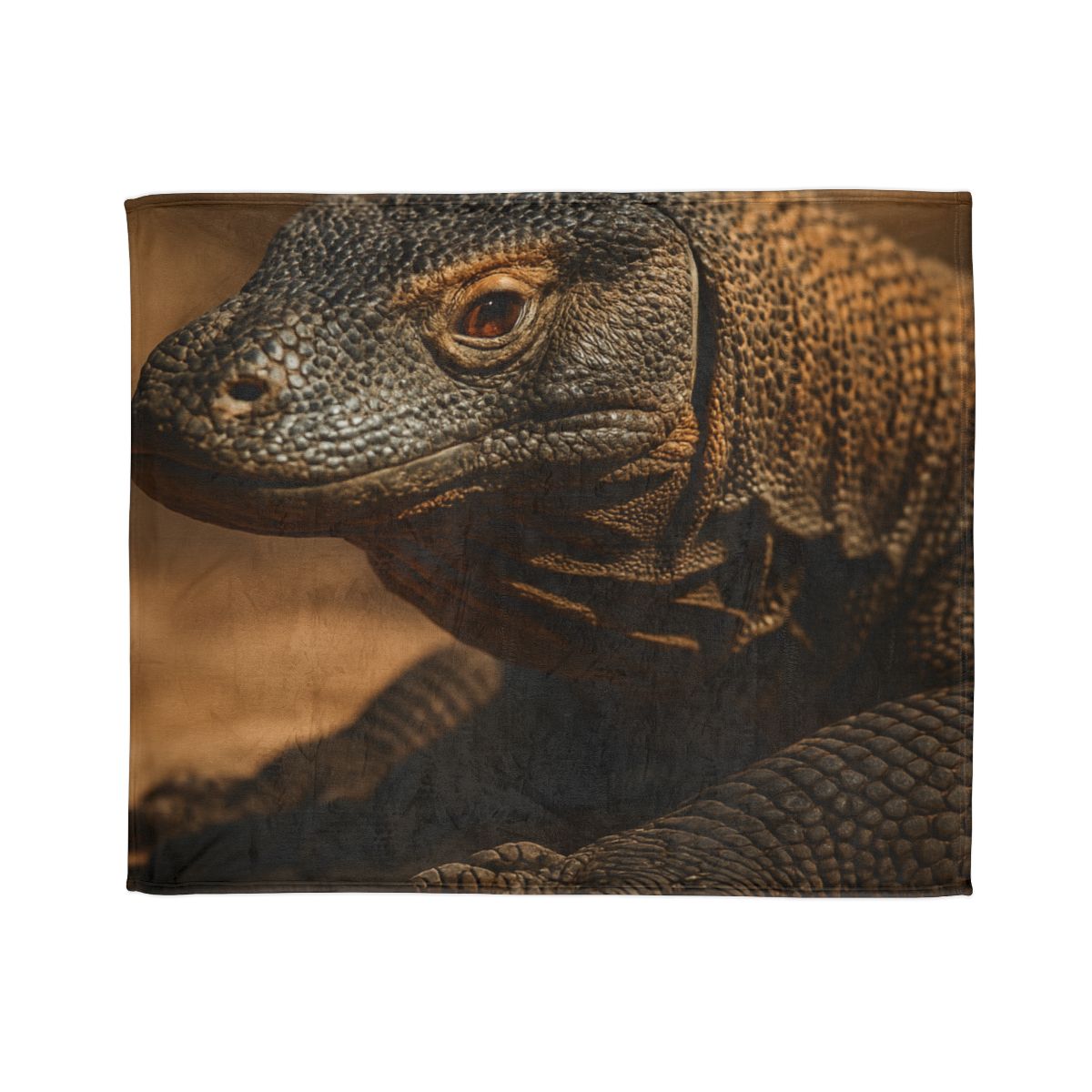 Ancient Scale Komodo Dragon unique gift blankets