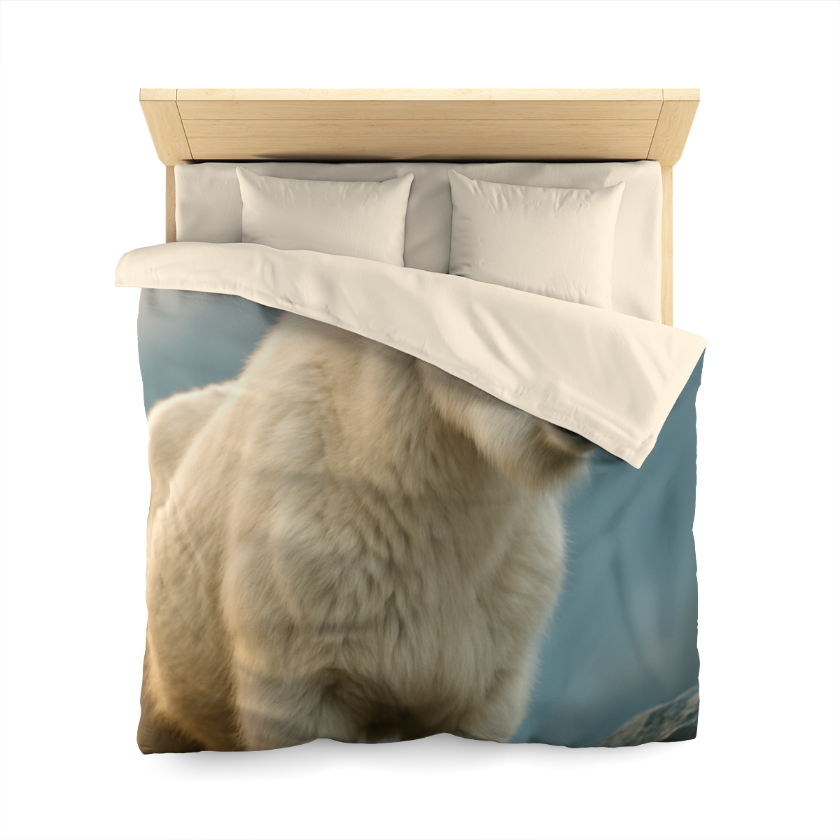 Glacier Watch Mountain Goat unique patterned duvets