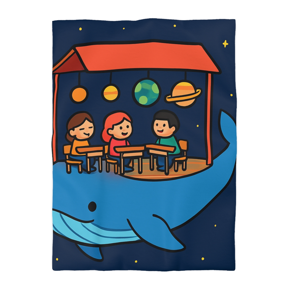 Cosmic Whale Classroom stylish duvet covers