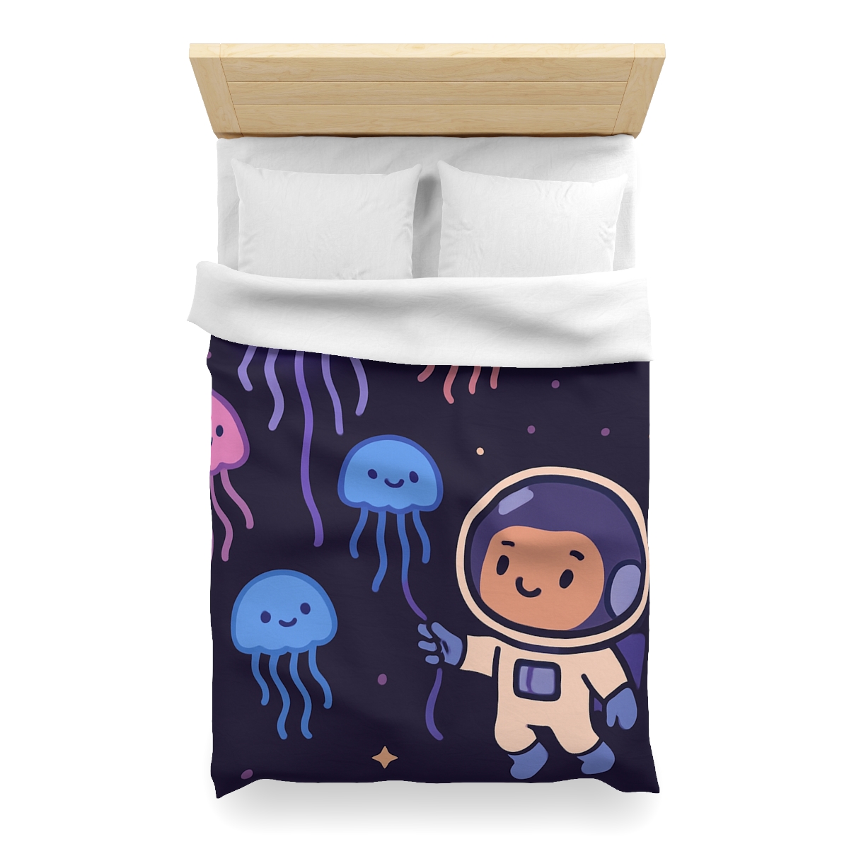 Galaxy Garden Of Floating Jellyfish trendy bedroom duvets