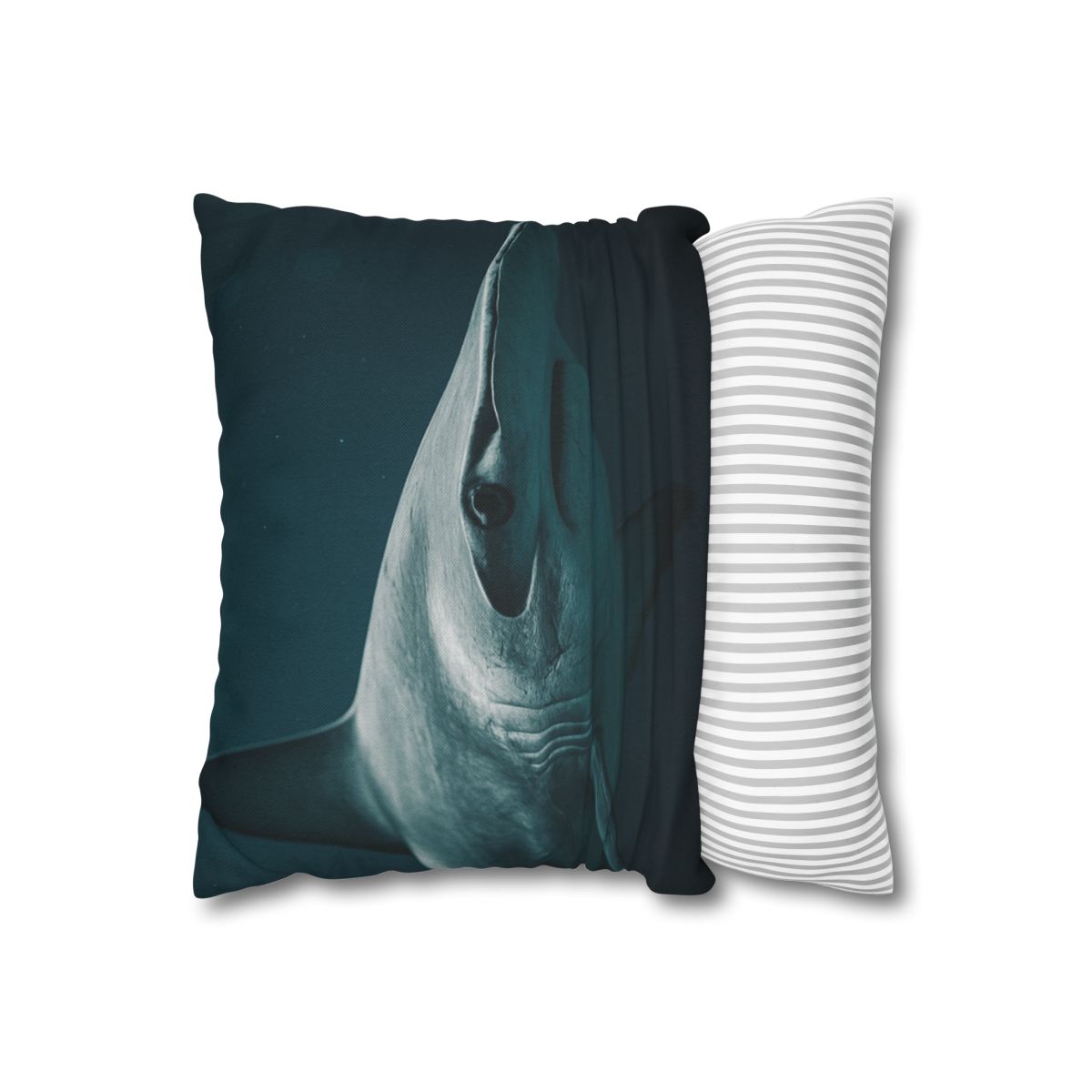 Midwater Silhouette Hammerhead Shark trendy patterned pillow cases