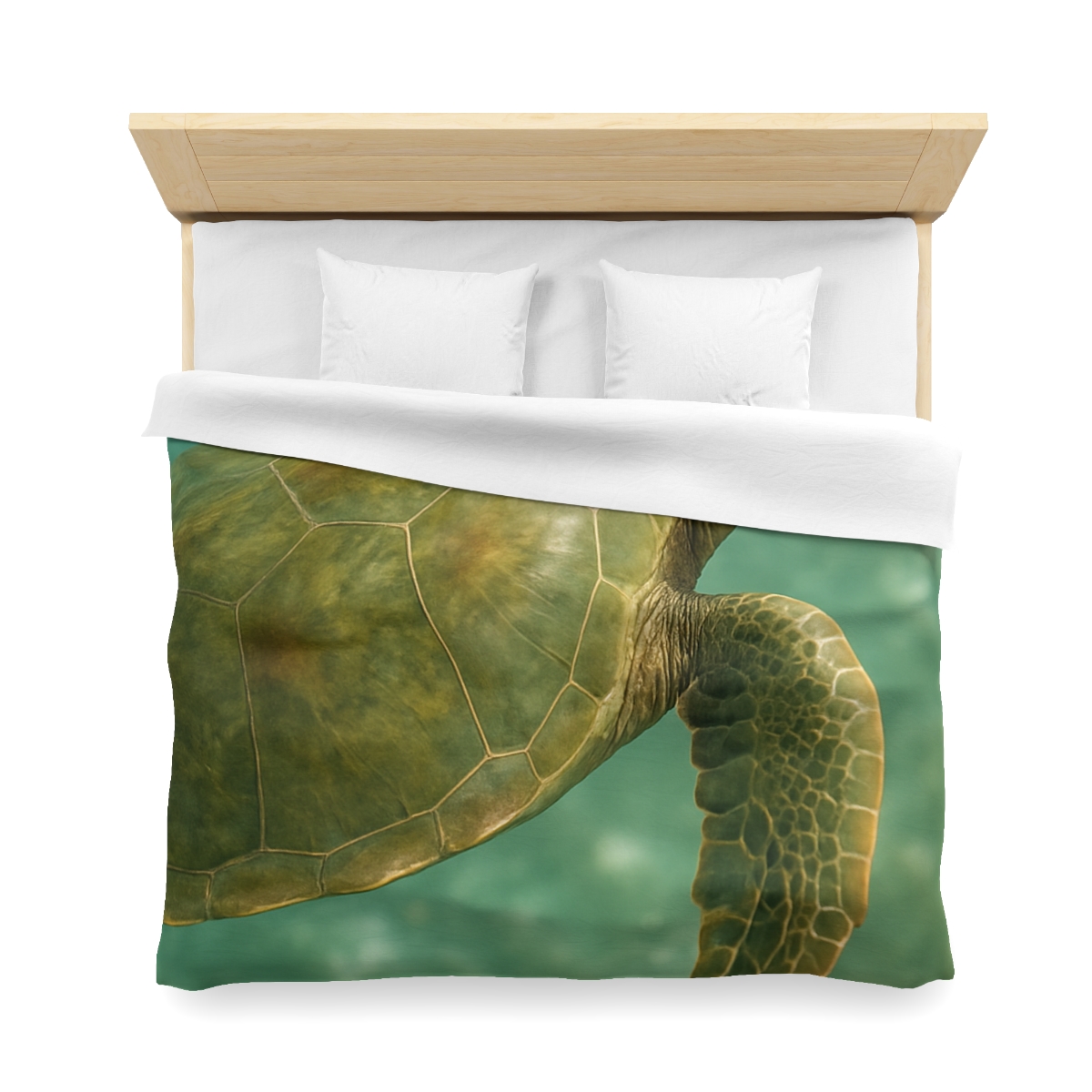 Sea Lantern Green Sea Turtle unique patterned duvets