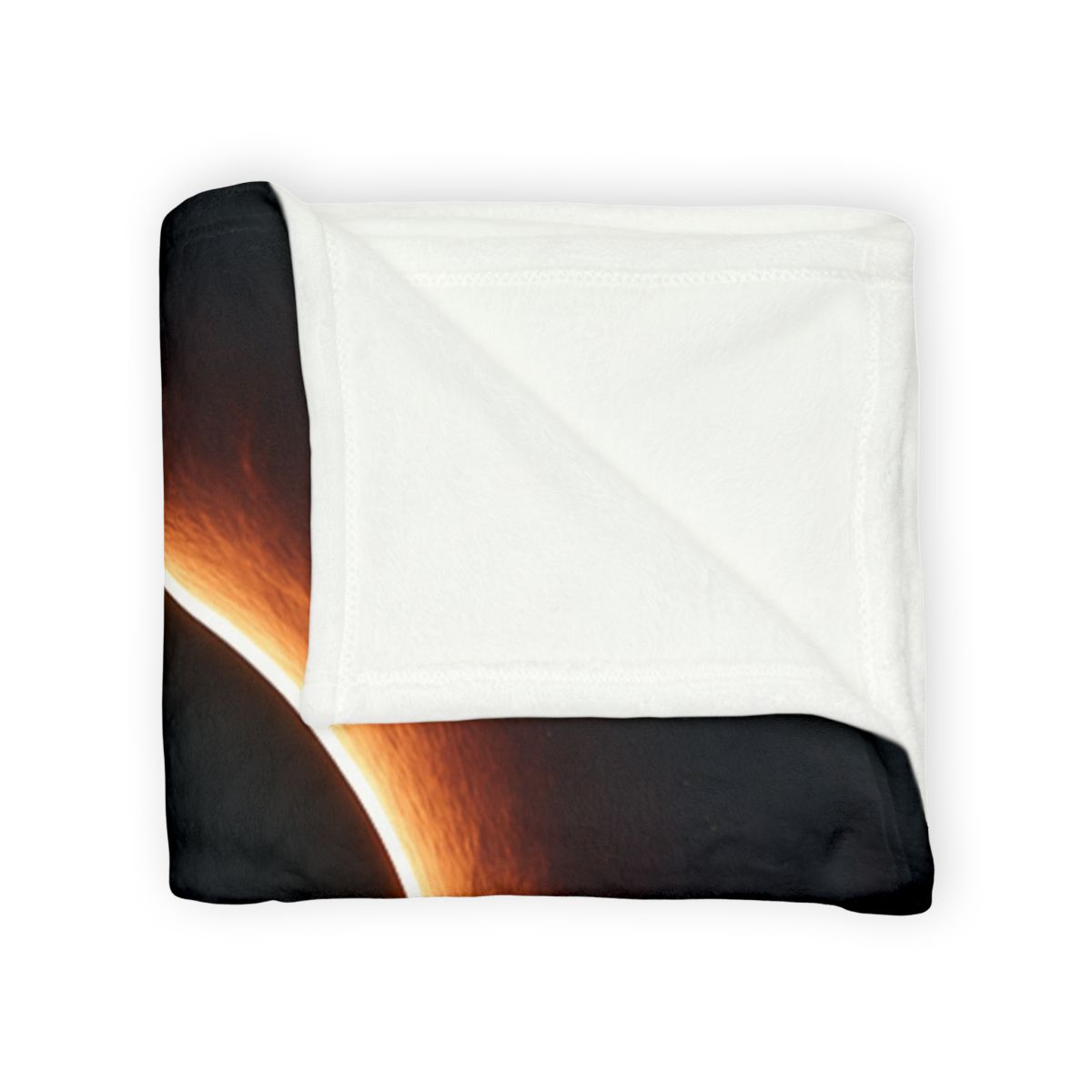Dark Horizon Singularity Glow decorative home blankets