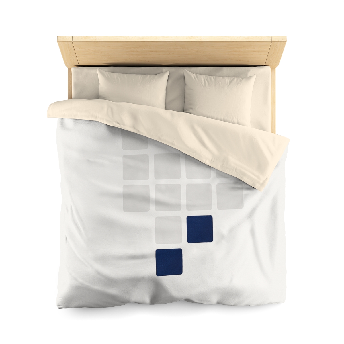 Stepped Constellation Grid designer printed duvets