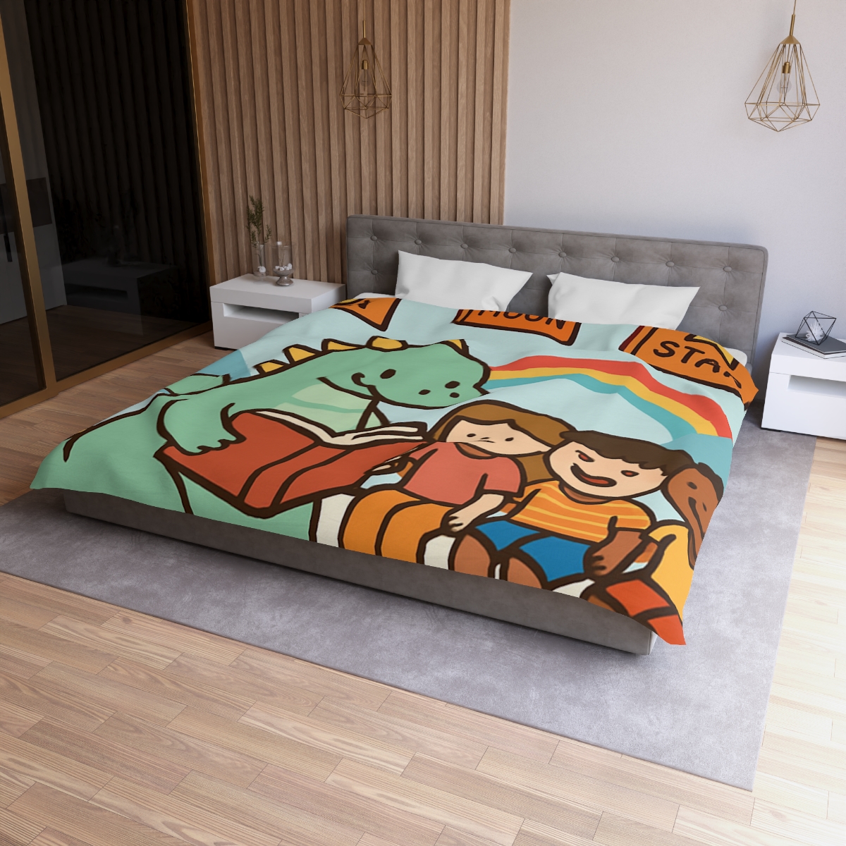 Dragon Library In The Cloud Valley unique patterned duvets