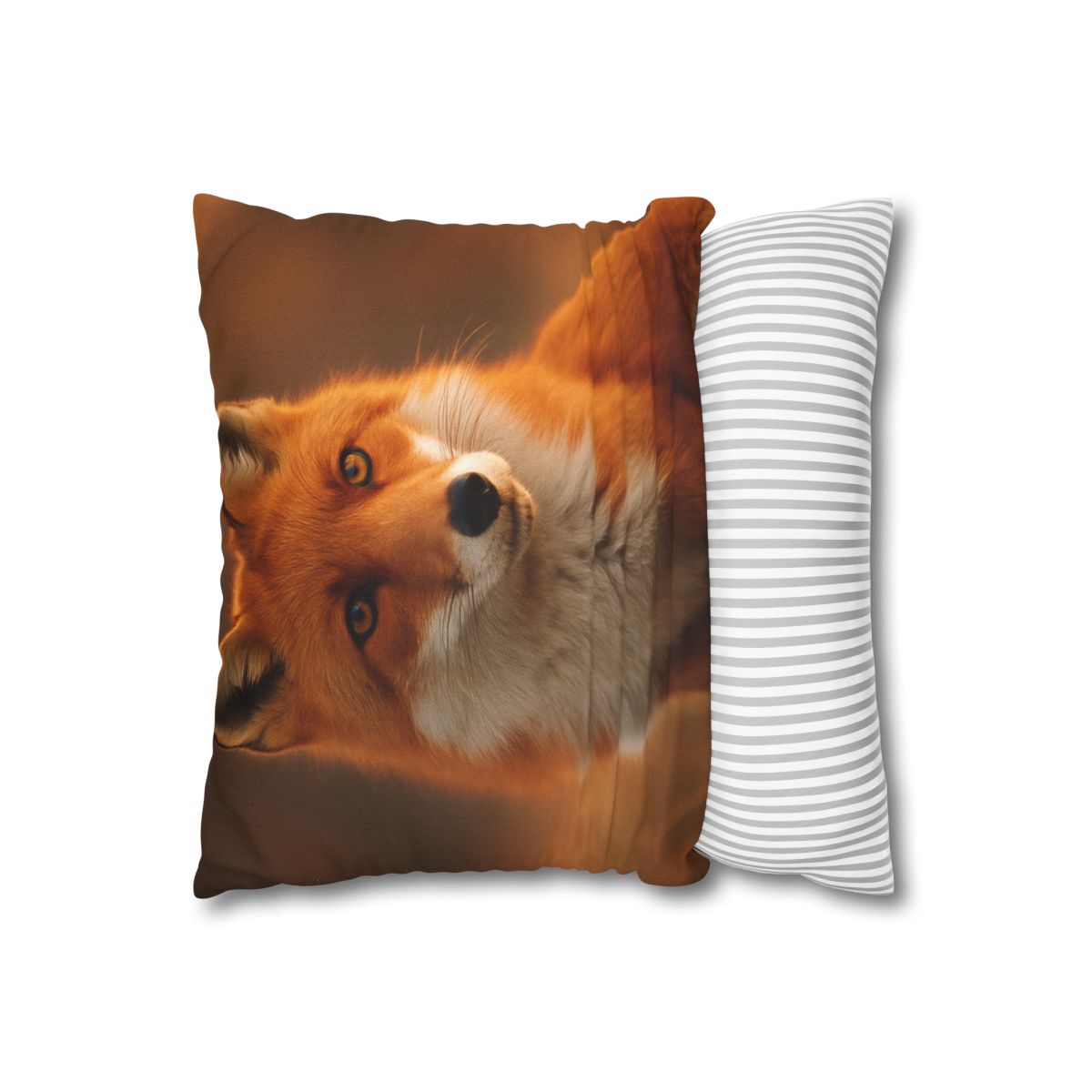 Crimson Whisper Red Fox custom pillow cases