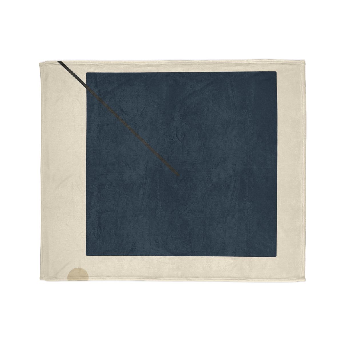 Diagonal Line And Square Balance decorative home blankets