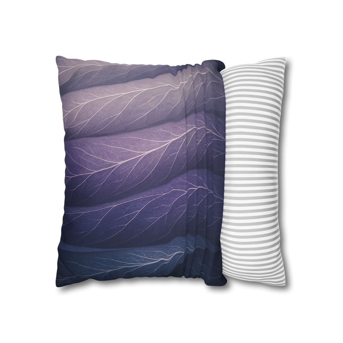 Leaf Vein Aurora Drapery stylish decorative pillowcases