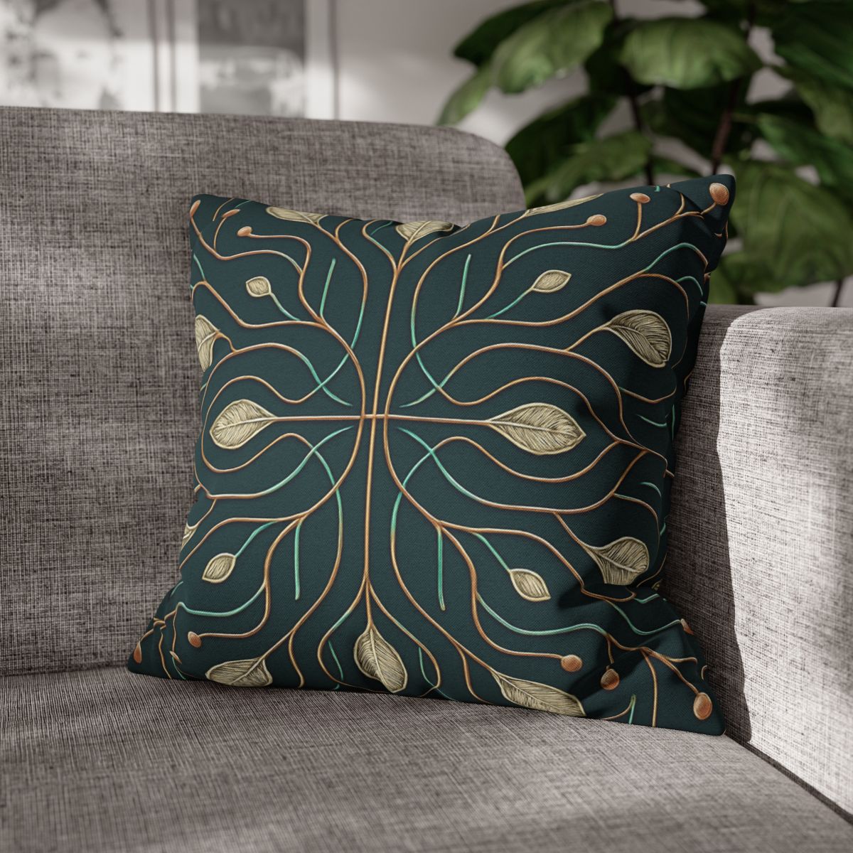 Vine Circuit Lattice unique gift pillow cases