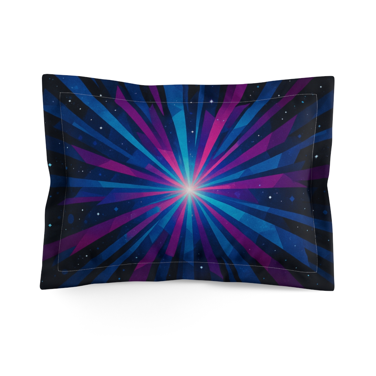 Photon Burst Mosaic trendy accent pillows