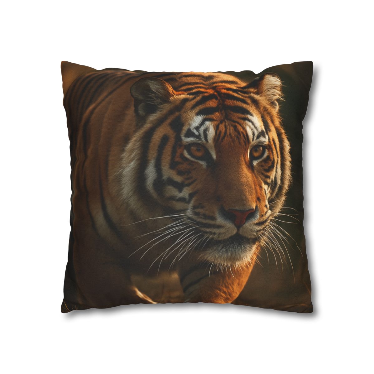 Forest Stalker Bengal Tiger personalized pillow covers