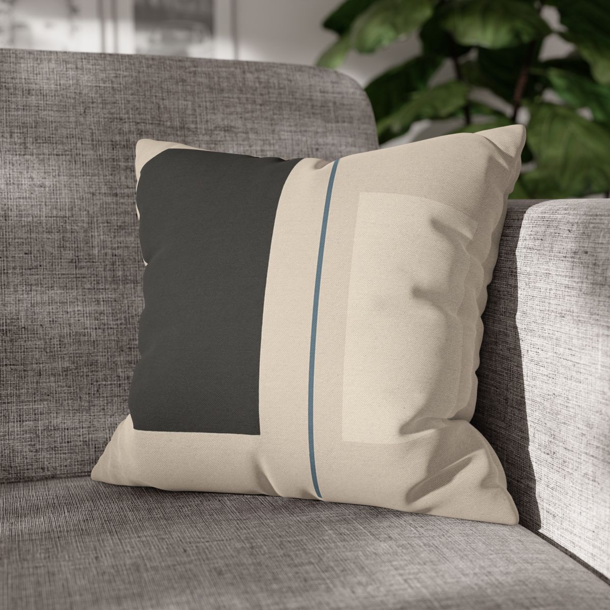 Offset Rectangle Balance soft cotton pillow cases