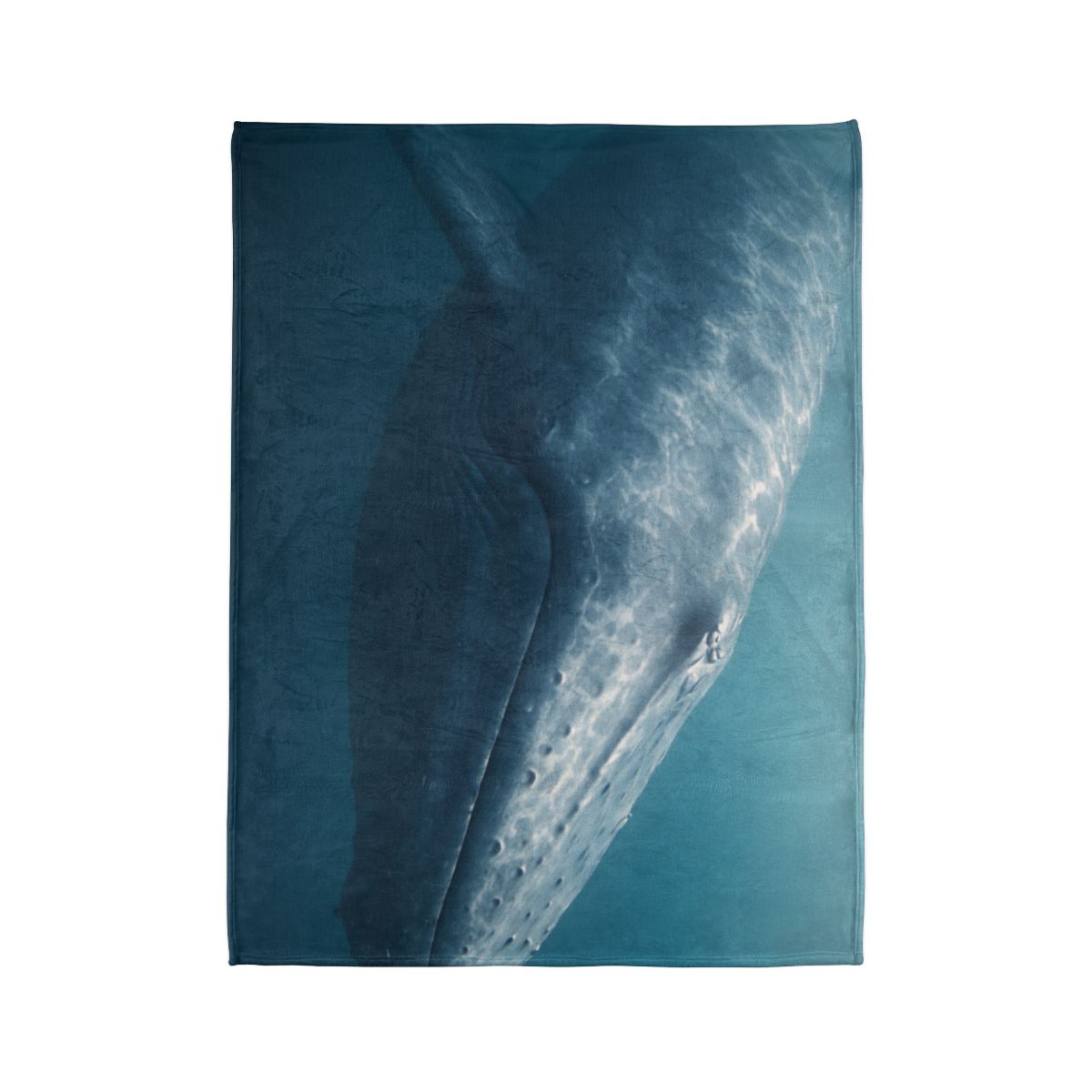 Ocean Song Blue Whale personalized cozy blankets