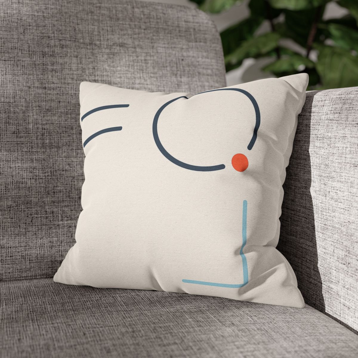 Quiet Orbit With Offset Bars personalized pillow covers