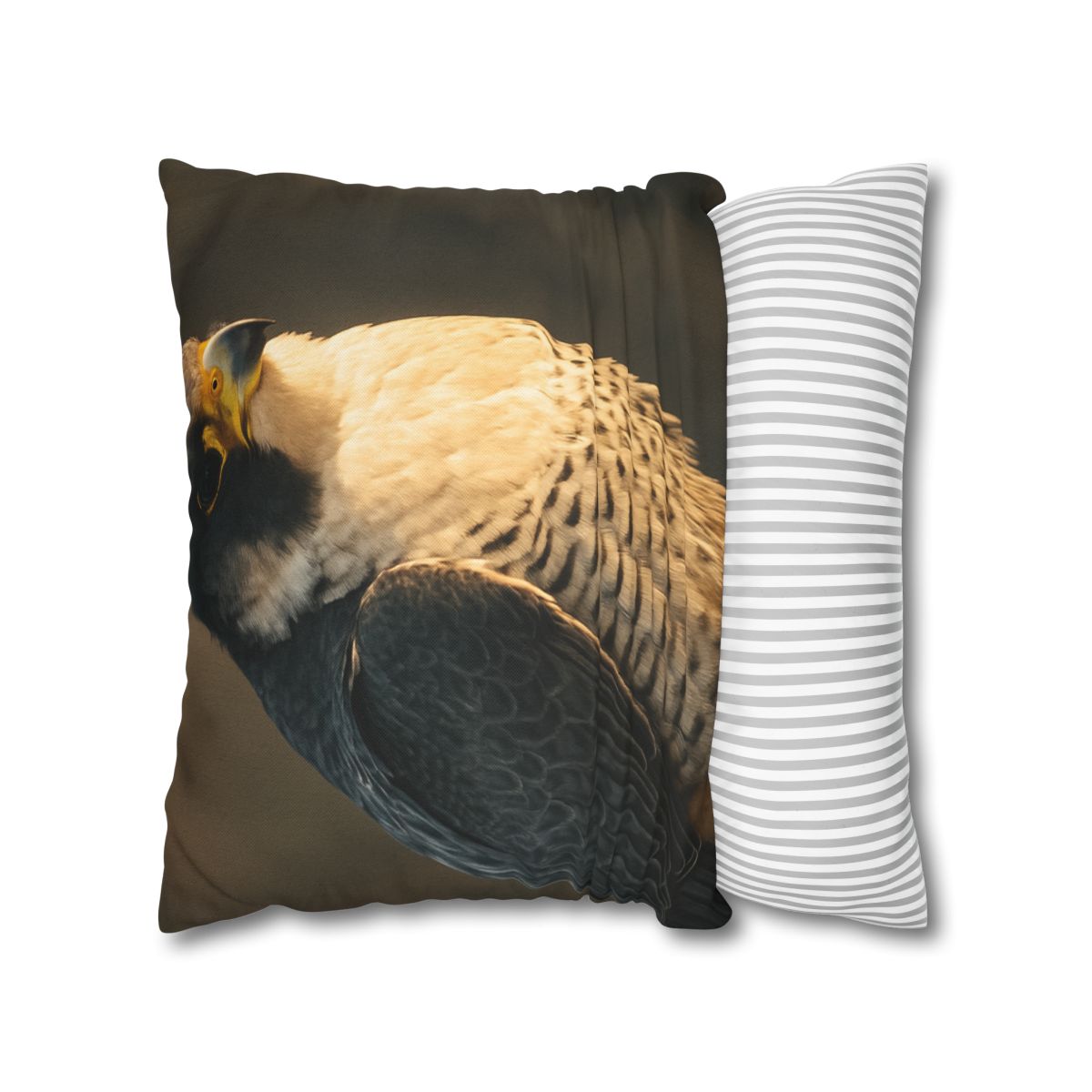 Starlit Poise Peregrine Falcon soft cotton pillow cases
