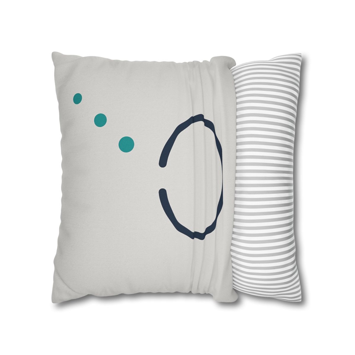 Split Ring And Ascending Dots stylish decorative pillowcases