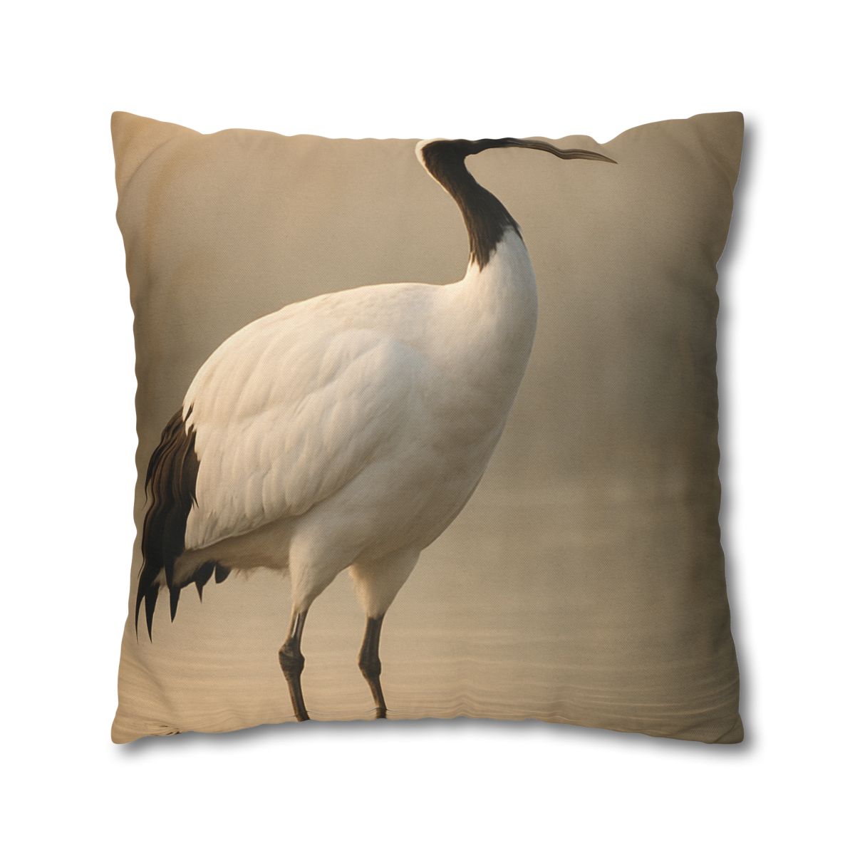 Dawn Balance Red Crowned Crane personalized pillow covers