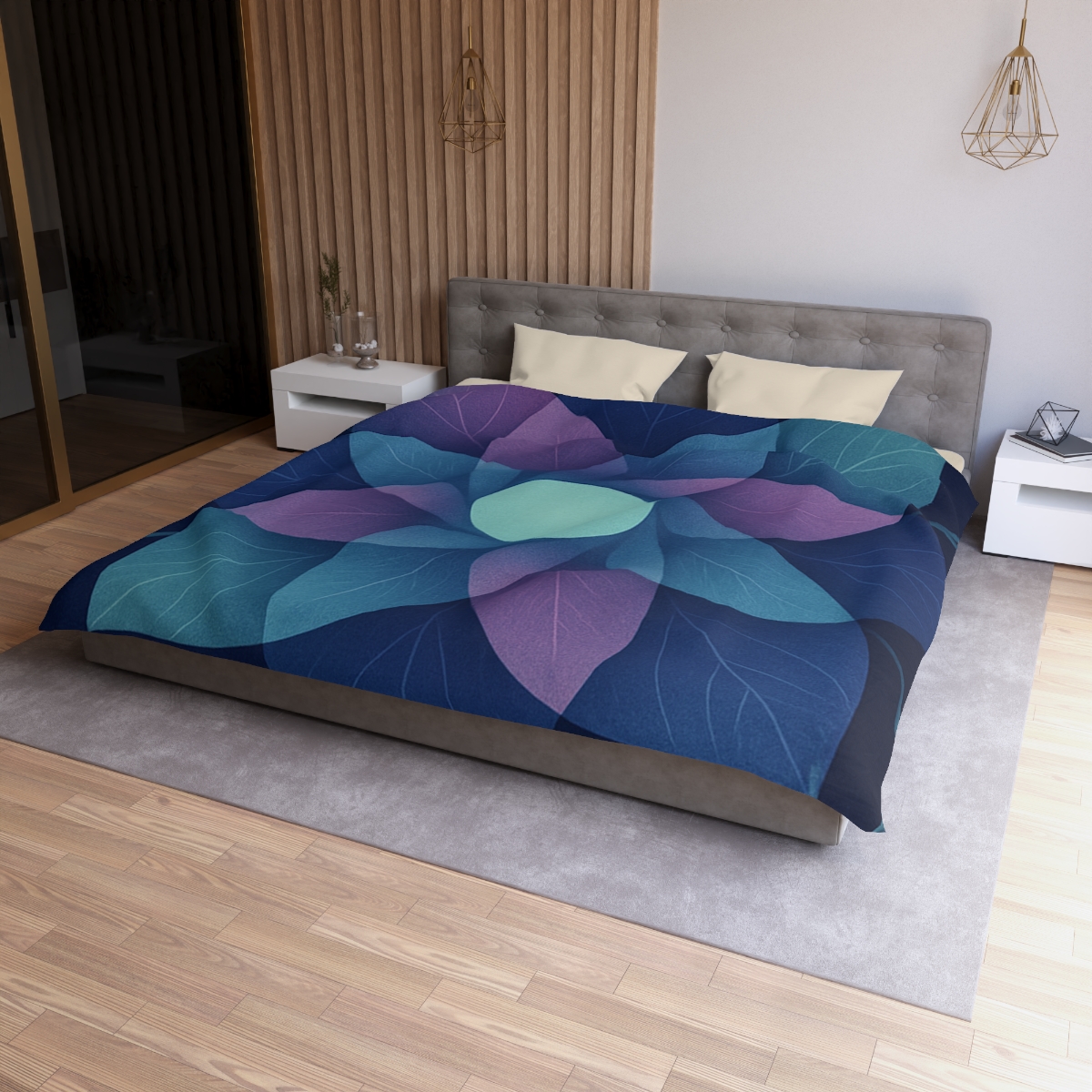 Petal Aperture Kaleidoscope stylish duvet covers