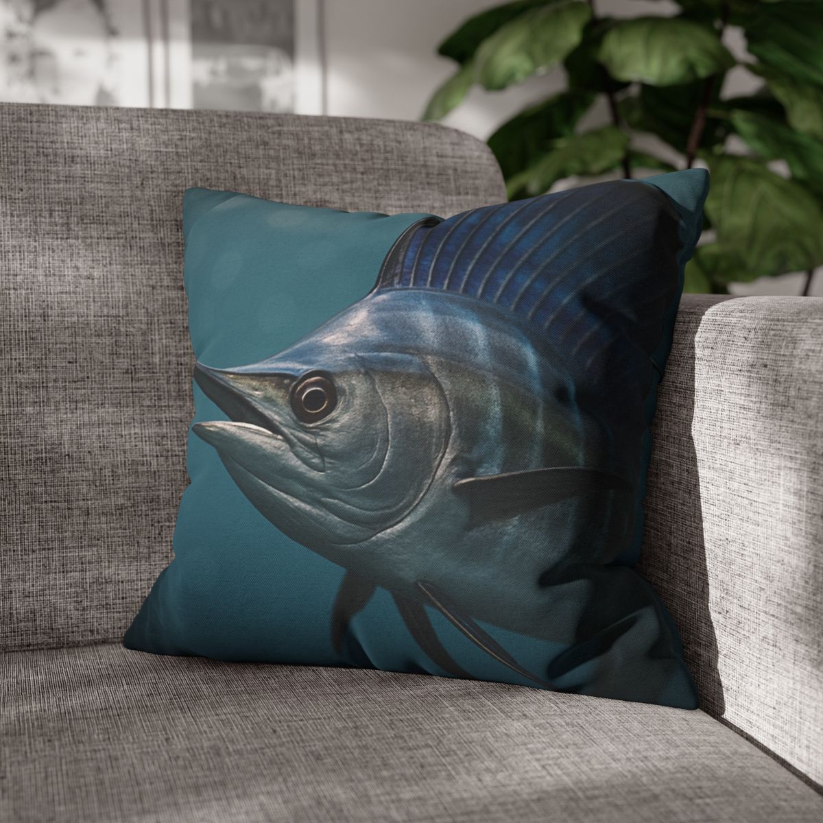 Prismatic Surge Sailfish designer print pillow cases