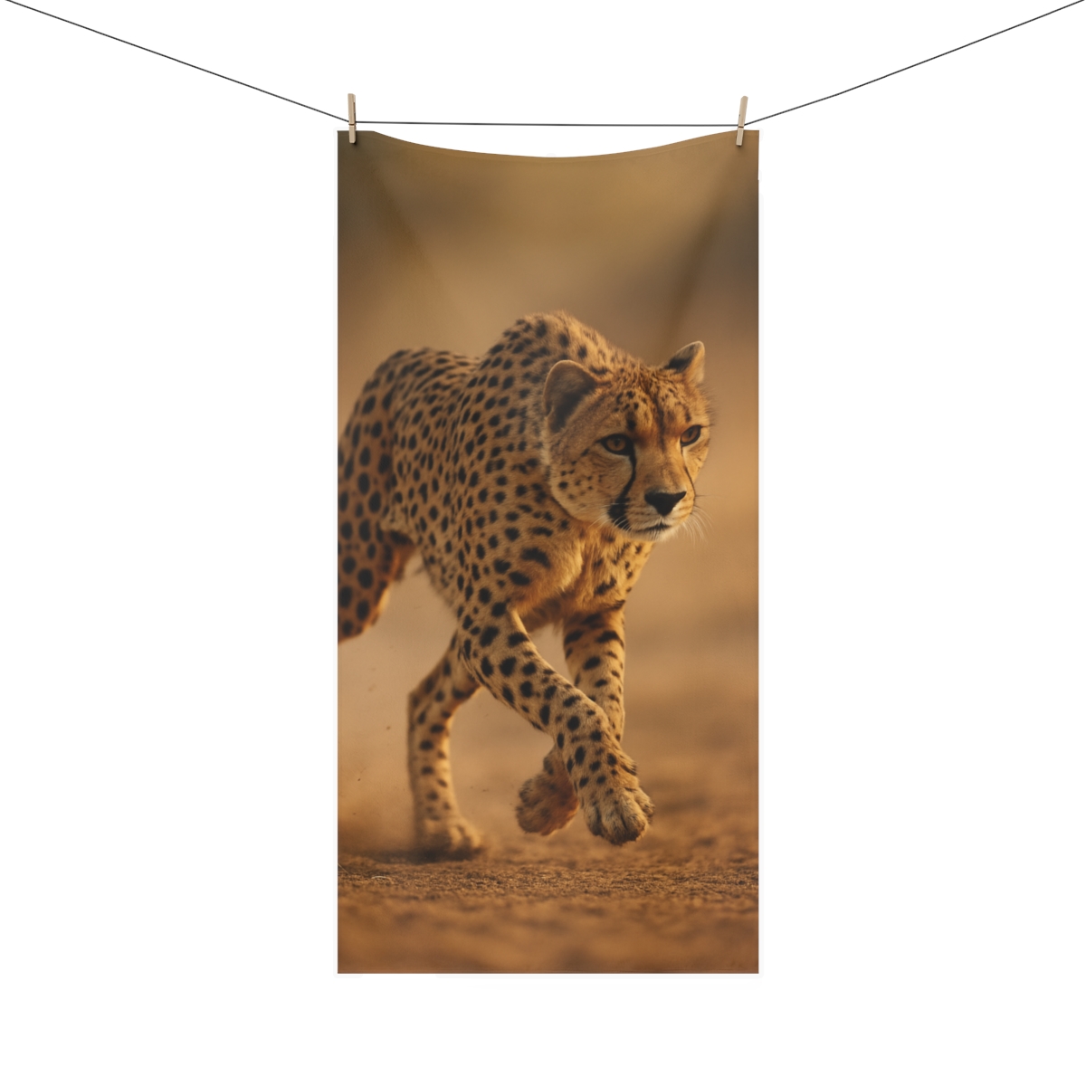 Dust Trail Cheetah soft cotton towels