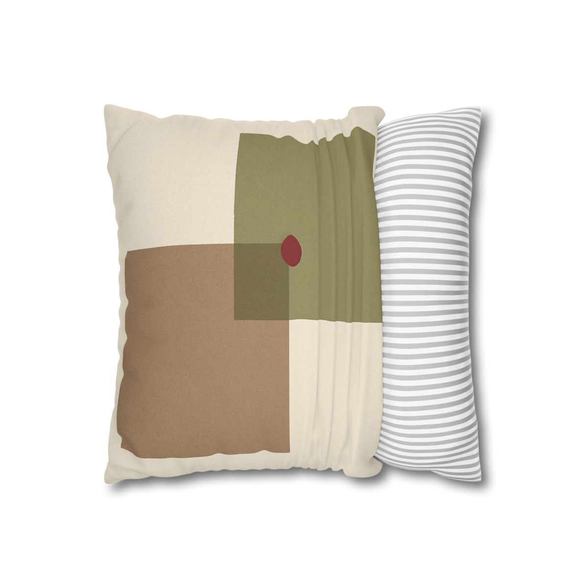 Offset Duo And Quiet Dot soft cotton pillow cases