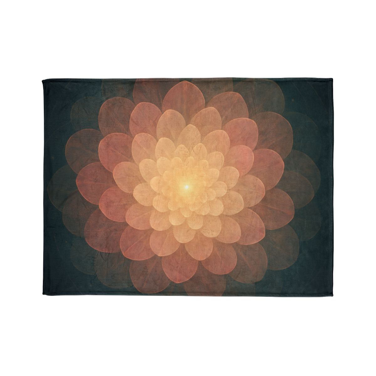Celestial Petal Halo soft fleece blankets