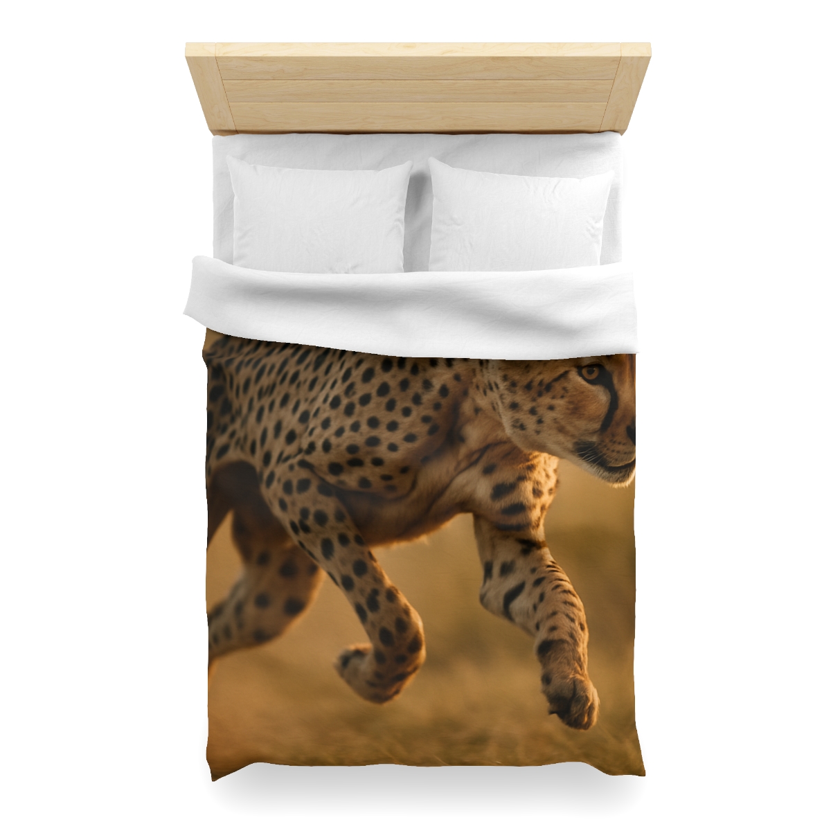 Dawn Sprint Cheetah custom duvets