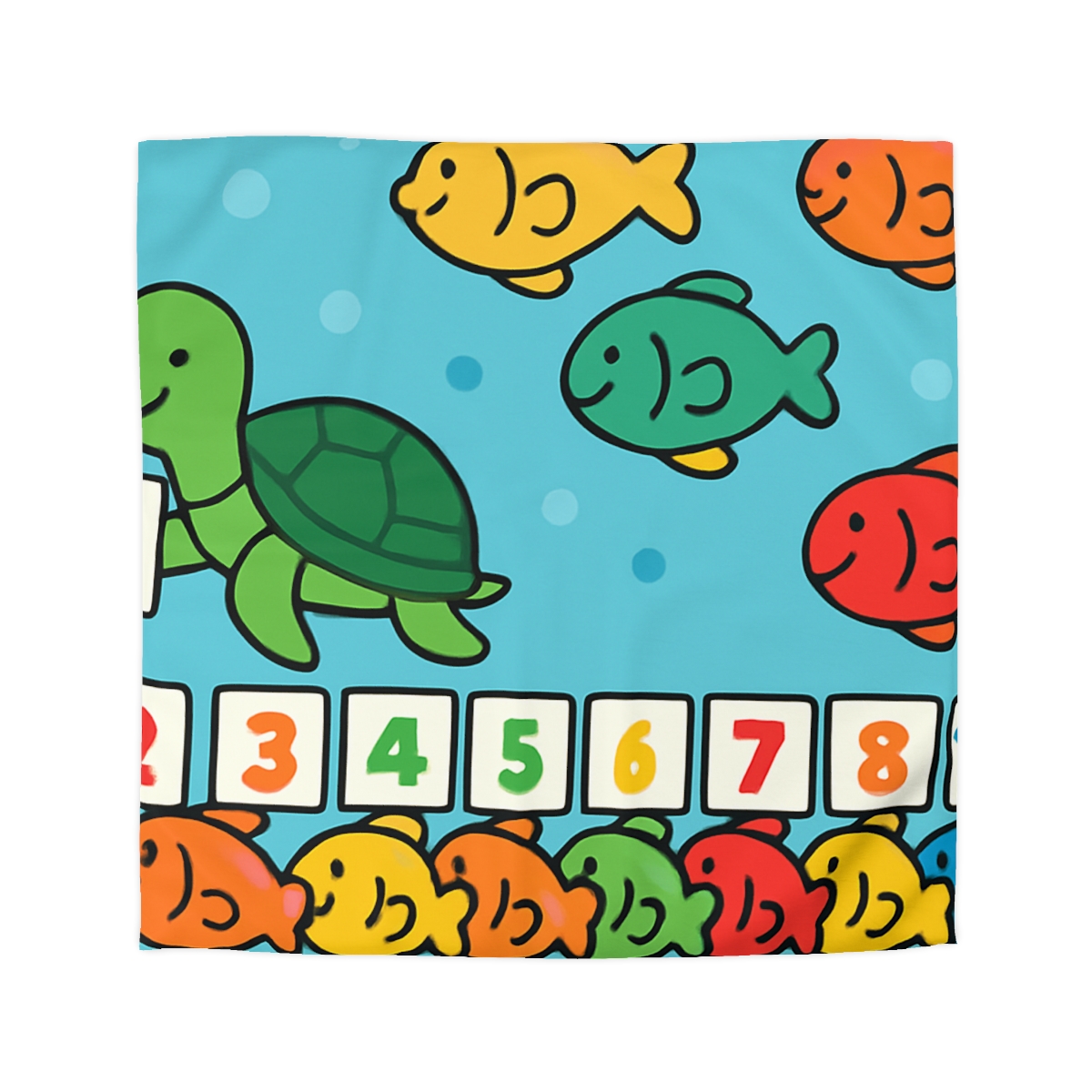 Coral Reef Number Parade warm winter duvets