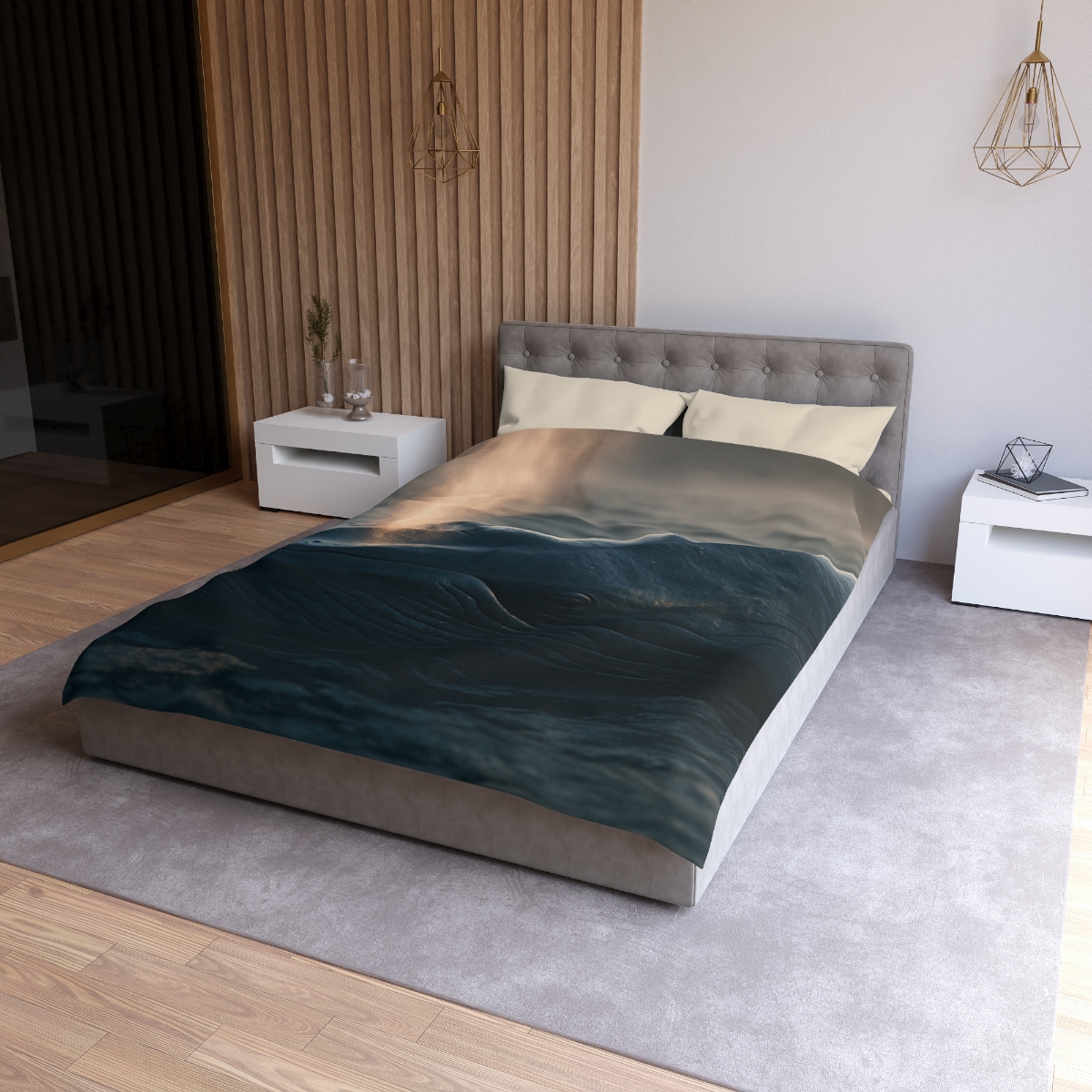 Ocean Song Blue Whale trendy bedroom duvets