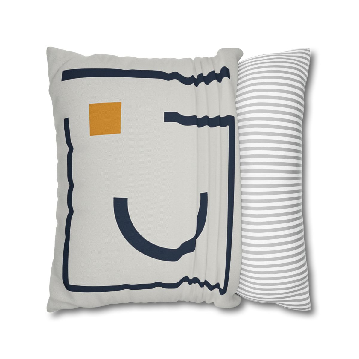 Broken Frame With Floating Arc trendy patterned pillow cases
