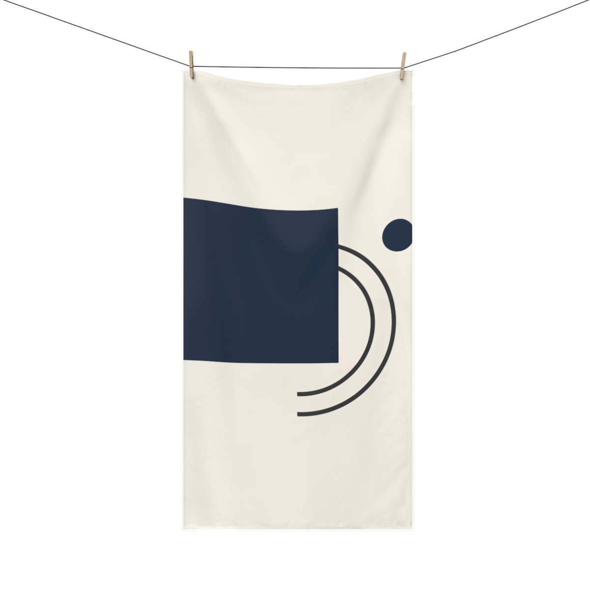 Triadic Arc And Square Study unique gift towels