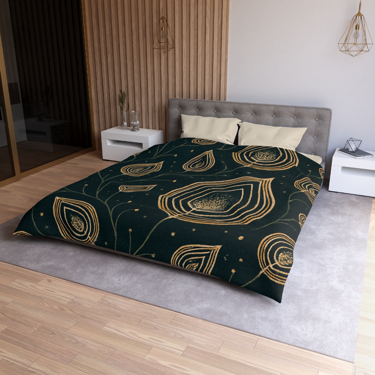 Seed Pod Constellation personalized bedding duvets