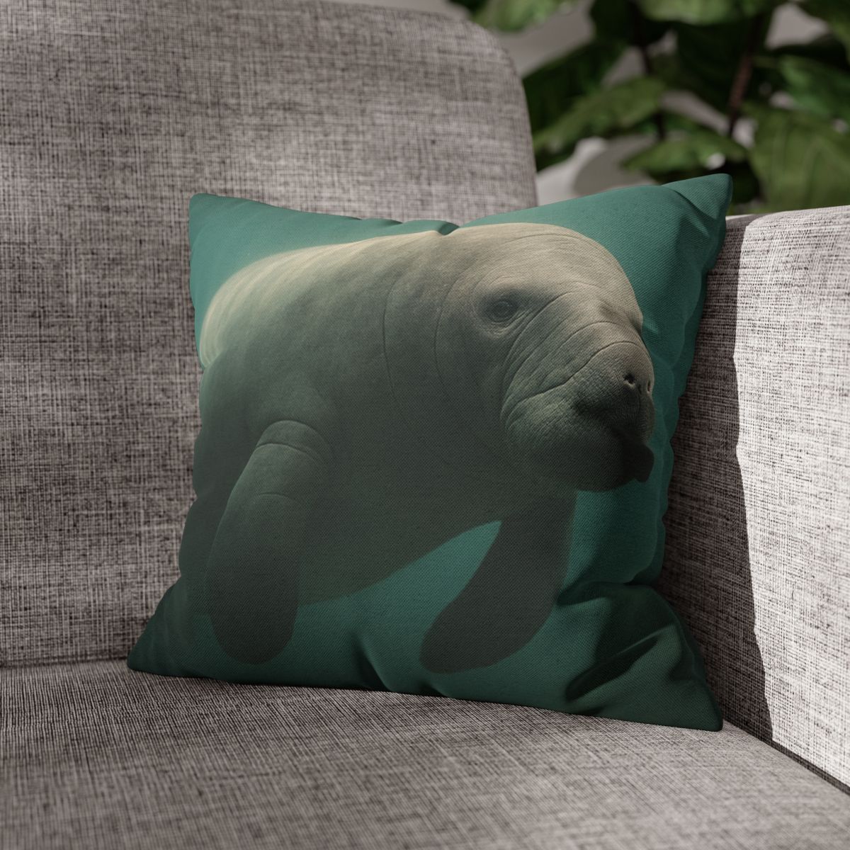 Dawn Drift Manatee personalized pillow covers
