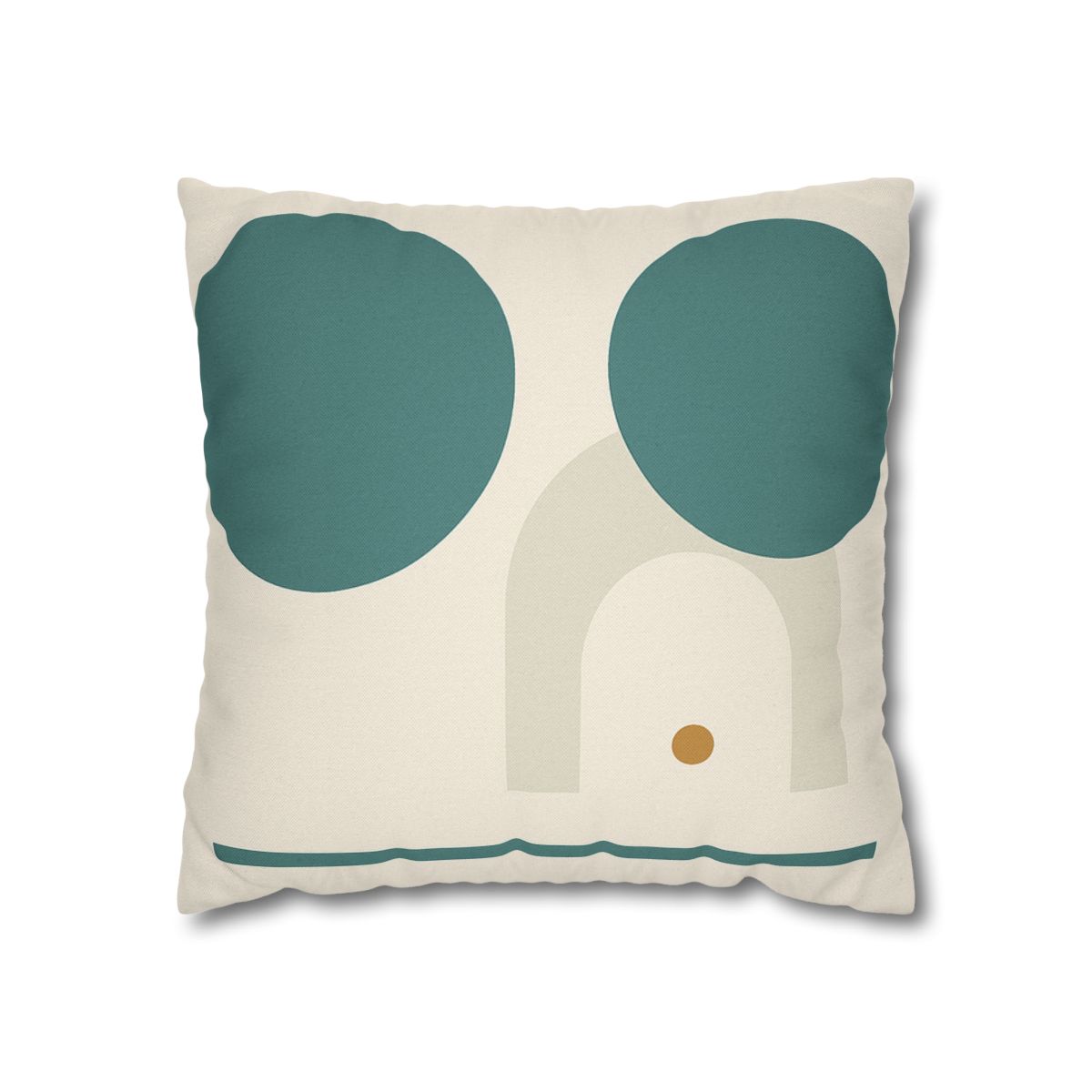 Quiet Triad With Offset Arc custom pillow cases