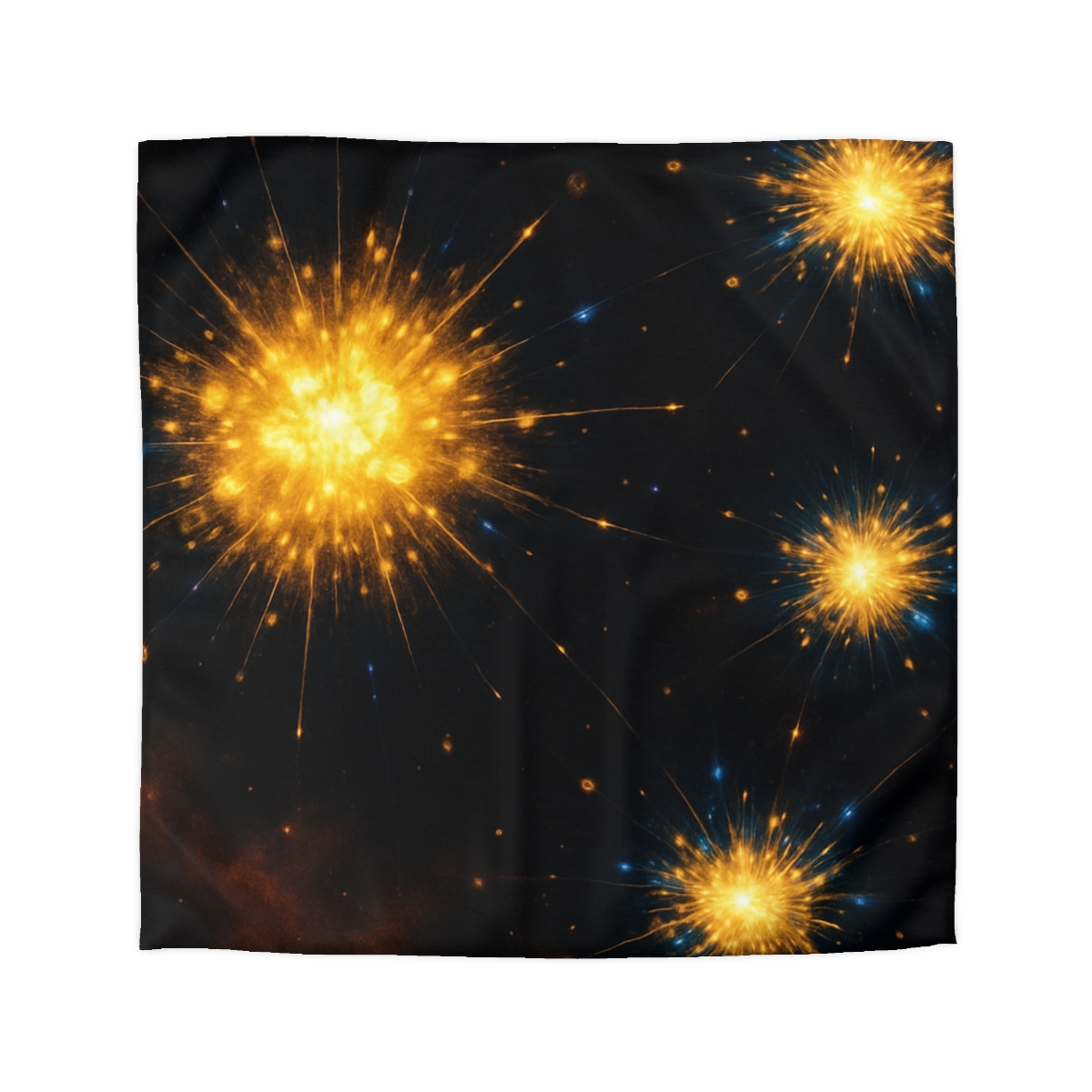 Photon Burst Constellation designer printed duvets