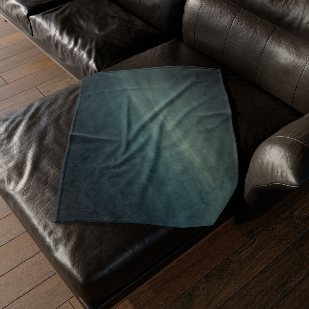 Dark Energy Gradient Drift designer printed blankets