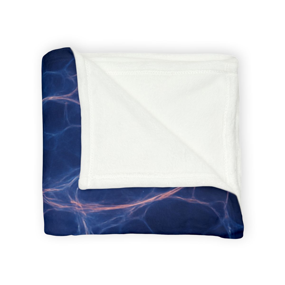 Fractal Nebula Lattice soft fleece blankets