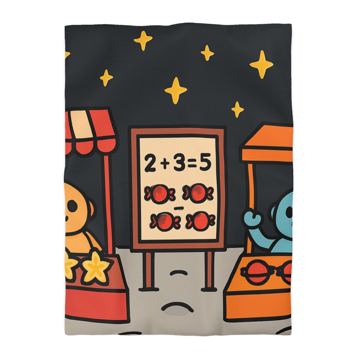 Moonlight Market Run By Friendly Robots warm winter duvets