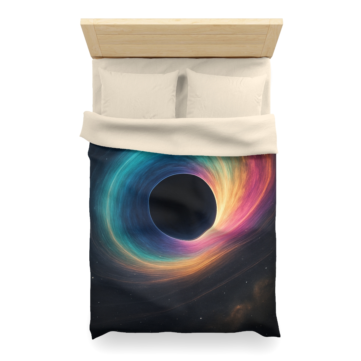 Prismatic Singularity Bloom personalized bedding duvets