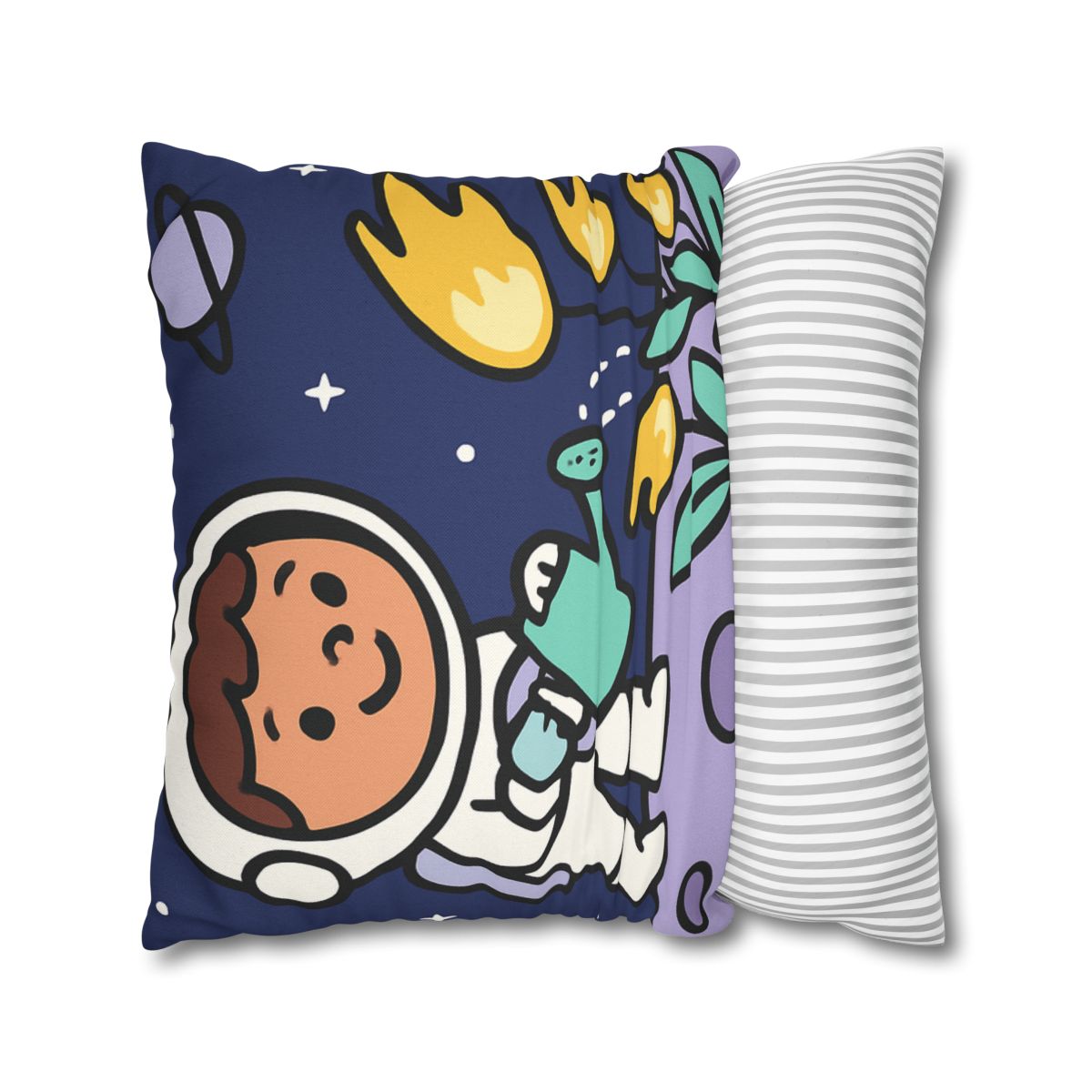 Comet Garden On Moon Meadow trendy patterned pillow cases