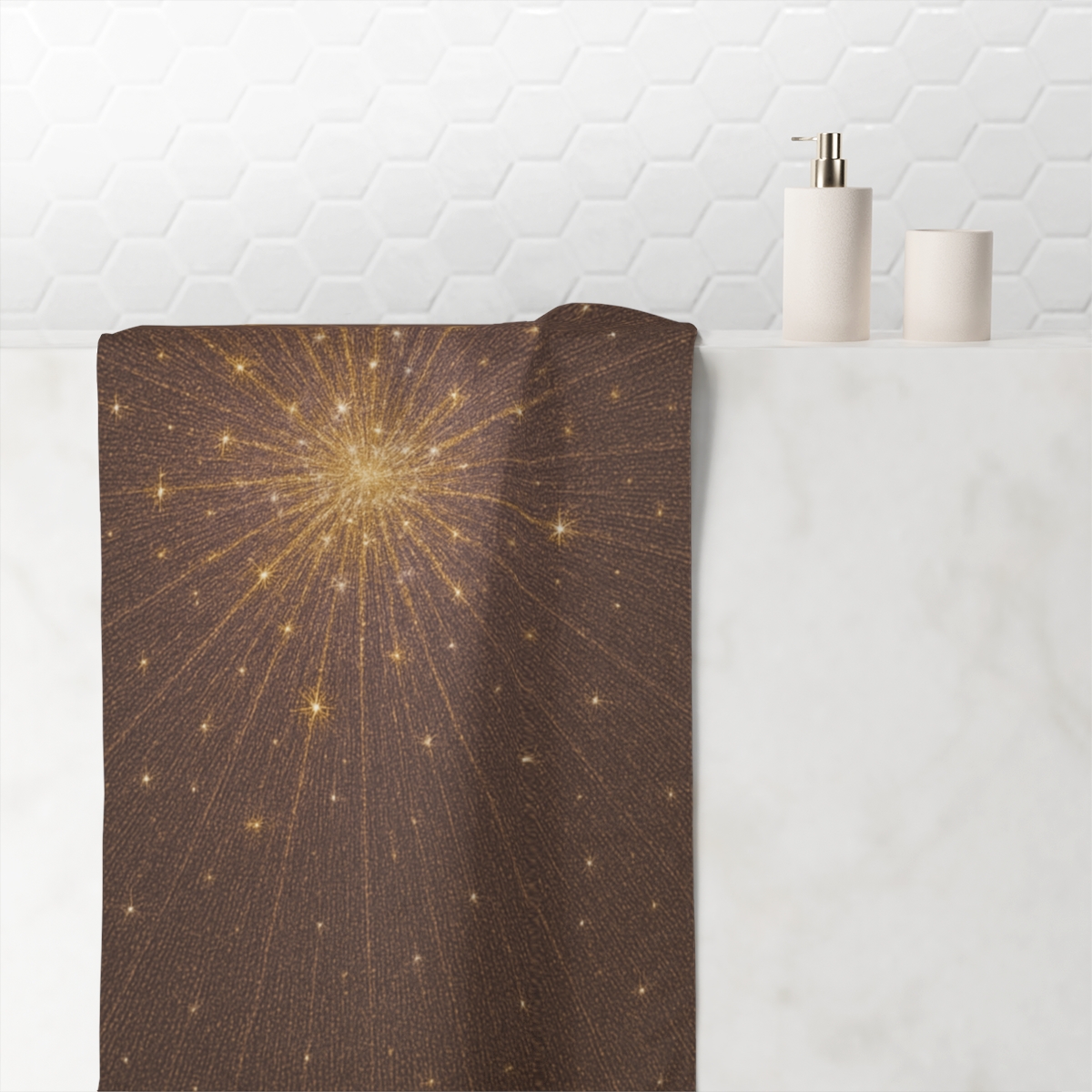 Starburst Tapestry designer printed towels