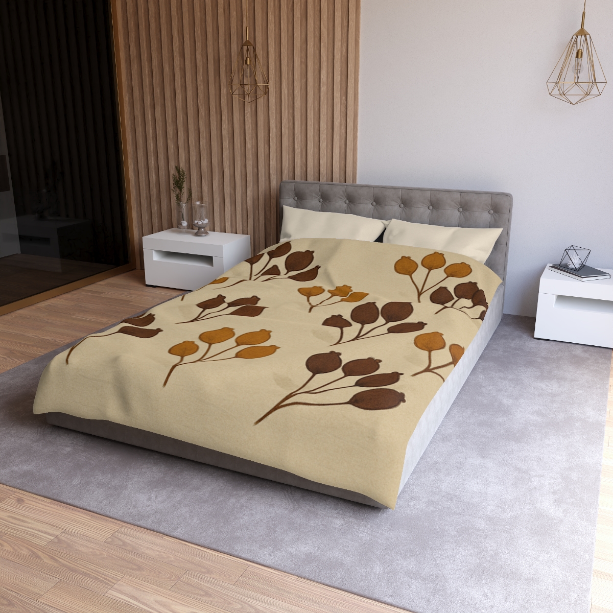 Seed Pod Cluster Study soft comforter duvets